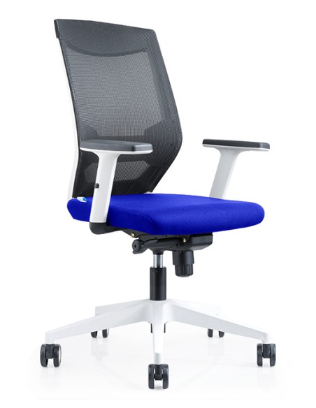 Ergoline Silla sincro ajuste lumbar. malla/gris 908w-1