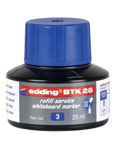 BTK-25 recambio para marcador Azul 25 ml 1 pieza(s)