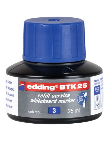 BTK-25 recambio para marcador Azul 25 ml 1 pieza(s)
