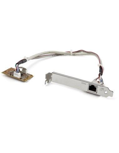 Adaptador Tarjeta de Red NIC Mini PCI Express PCI-e PCIe 1 Puerto Gigabit Ethernet RJ45