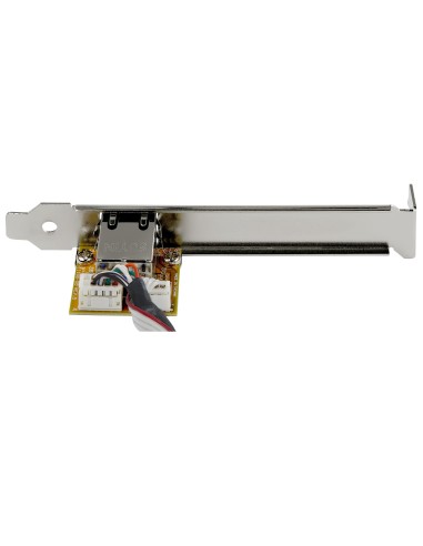 Adaptador Tarjeta de Red NIC Mini PCI Express PCI-e PCIe 1 Puerto Gigabit Ethernet RJ45