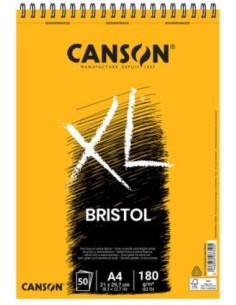 XL Bristol Bloc de hojas de papel para bellas artes 50 hojas