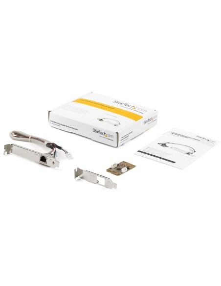 Adaptador Tarjeta de Red NIC Mini PCI Express PCI-e PCIe 1 Puerto Gigabit Ethernet RJ45