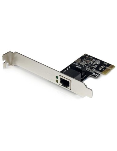 Adaptador Tarjeta de Red NIC PCI Express PCI-e de 1 Puerto Gigabit Ethernet - 1x RJ45 Hembra - Perfil Doble