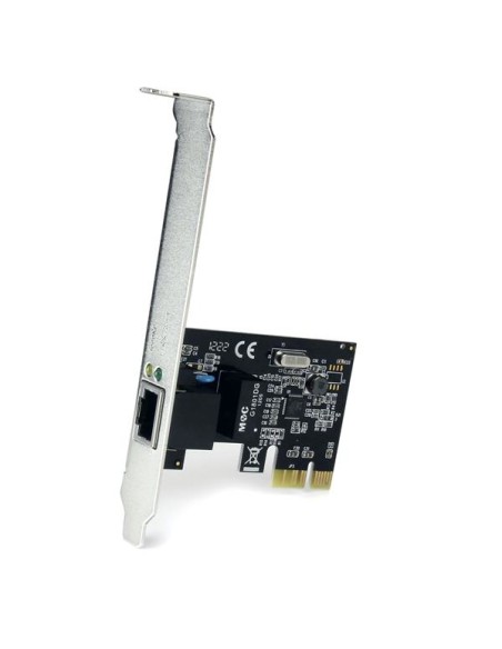 Adaptador Tarjeta de Red NIC PCI Express PCI-e de 1 Puerto Gigabit Ethernet - 1x RJ45 Hembra - Perfil Doble