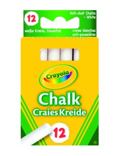 12 white Chalks Blanco 12 pieza(s)