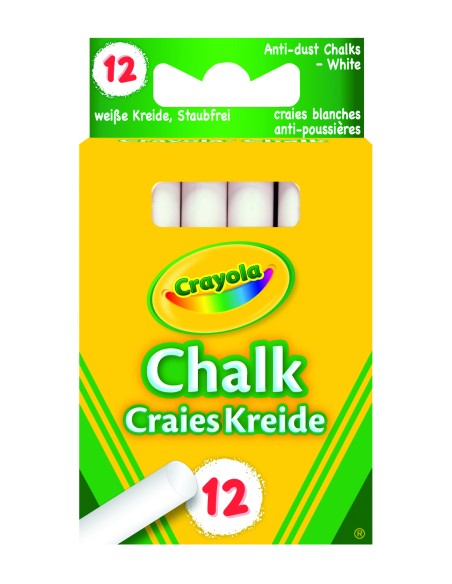 12 white Chalks Blanco 12 pieza(s)