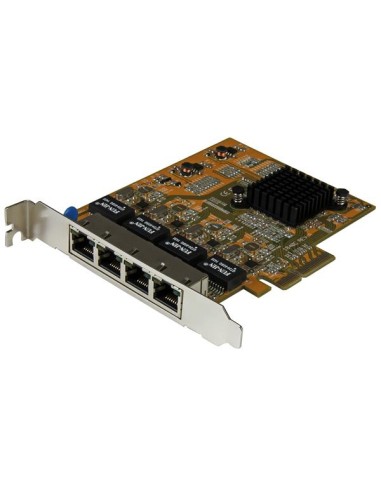 Tarjeta de Red PCI Express Ethernet Gigabit con 4 Puertos RJ45