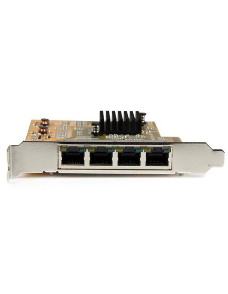 Tarjeta de Red PCI Express Ethernet Gigabit con 4 Puertos RJ45