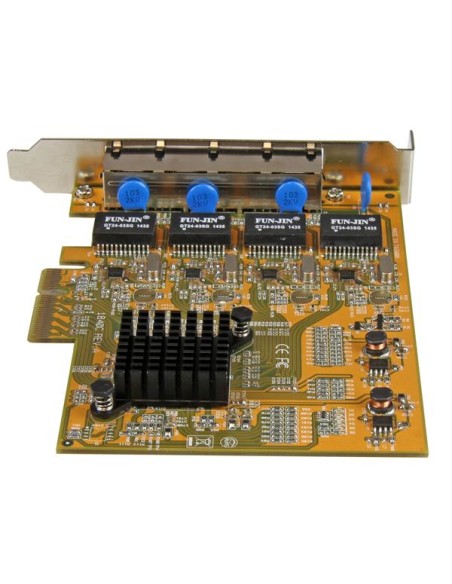 Tarjeta de Red PCI Express Ethernet Gigabit con 4 Puertos RJ45