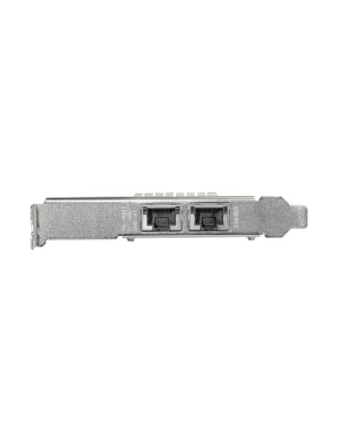 Tarjeta PCIe de Red con 2 Puertos 10G - NIC PCI Express 10GBASE-T & NBASE-T con Chipset Intel-X550AT 10/5/2,5/1GbE - Adaptador 