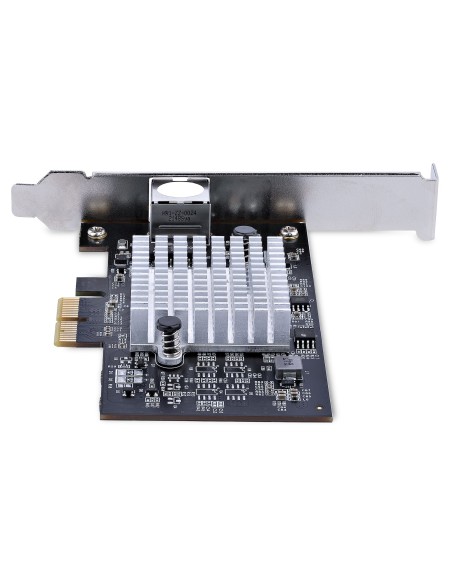 Tarjeta PCIe Adaptadora de Red de 1 Puerto RJ45 10Gb para PC o Servidor, Tarjeta PCI Express Ethernet de 6 Velocidades Compatib