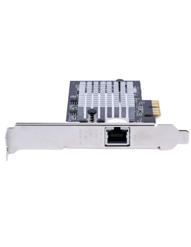 Tarjeta PCIe Adaptadora de Red de 1 Puerto RJ45 10Gb para PC o Servidor, Tarjeta PCI Express Ethernet de 6 Velocidades Compatib