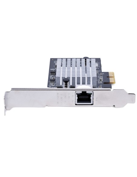 Tarjeta PCIe Adaptadora de Red de 1 Puerto RJ45 10Gb para PC o Servidor, Tarjeta PCI Express Ethernet de 6 Velocidades Compatib