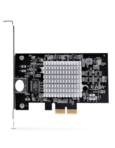 Tarjeta PCIe Adaptadora de Red de 1 Puerto RJ45 10Gb para PC o Servidor, Tarjeta PCI Express Ethernet de 6 Velocidades Compatib