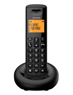 E160 Teléfono DECT Identificador de llamadas Negro