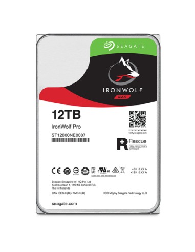 IronWolf Pro ST12000NT001 disco duro interno 3.5" 12 TB Serial ATA III