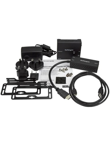 Kit Extensor con Transmisor Compacto - HDMI por Cat5 - Hasta 4K