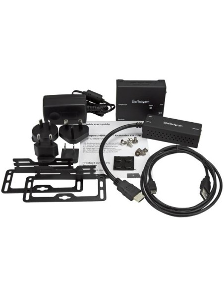 Kit Extensor con Transmisor Compacto - HDMI por Cat5 - Hasta 4K