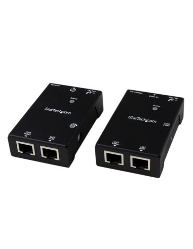 Kit Extensor Vídeo Audio HDMI por Cable UTP Ethernet Cat5 Cat6 RJ45 con Power over Cable - 50m
