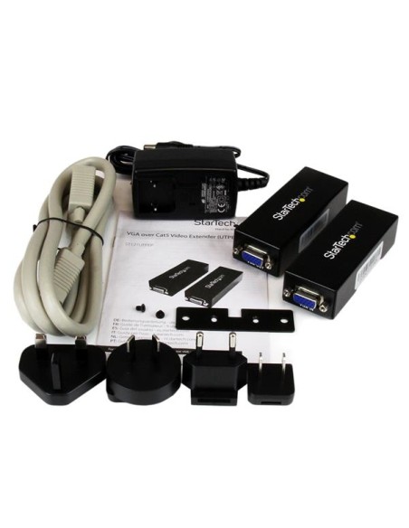 Extensor de Vídeo VGA a través de Cable Cat5 UTP Ethernet RJ45 - Hasta 80m