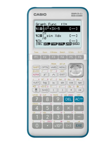 Graph 35+E II calculadora Bolsillo Calculadora gráfica Gris, Turquesa