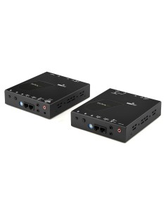 Juego Extensor HDMI 1080p por IP compatible Vídeo Wall - Juego Transmisor Receptor HDMI por Ethernet Cat5 Cat6 - Alargador 2