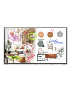 WM75FX pizarra blanca interactiva 190,5 cm (75") 3840 x 2160 Pixeles Pantalla táctil Gris, Blanco HDMI