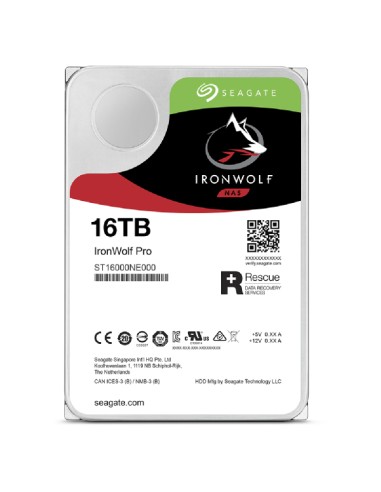IronWolf Pro ST16000NT001 disco duro interno 3.5" 16 TB
