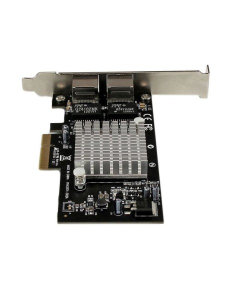 Tarjeta Adaptador de Red PCI Express PCI-E Gigabit Ethernet con 2 Puertos RJ45 Chipset Intel i350