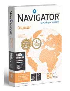 Organizer papel para impresora de inyección de tinta A4 (210x297 mm) 500 hojas Blanco