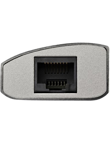 Hub Ladrón USB 3.0 de 3 Puertos con Adaptador de Red Ethernet Gigabit - Hub Concentrador USB-A - Alimentado por el Bus - 5Gbps 