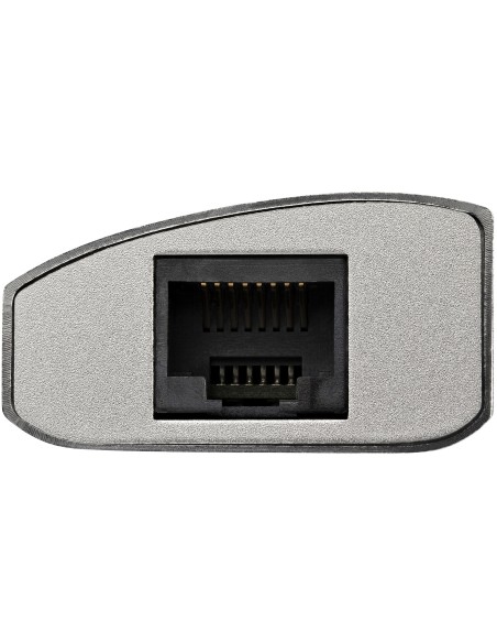 Hub Ladrón USB 3.0 de 3 Puertos con Adaptador de Red Ethernet Gigabit - Hub Concentrador USB-A - Alimentado por el Bus - 5Gbps 