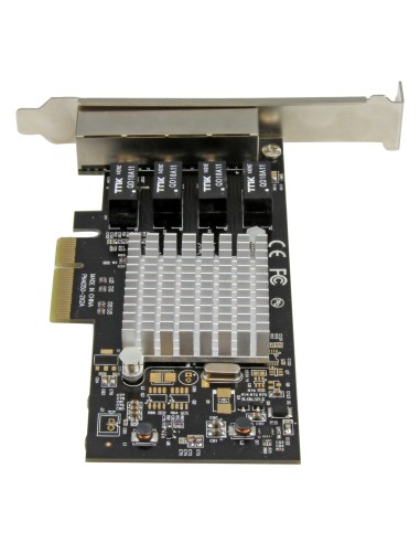 Tarjeta de Red PCI Express Ethernet Gigabit con 4 Puertos RJ45 Chipset Intel i350