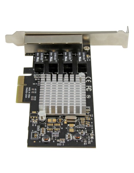 Tarjeta de Red PCI Express Ethernet Gigabit con 4 Puertos RJ45 Chipset Intel i350