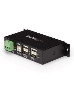 Hub Industrial de 4 Puertos USB 2.0 con Protección Antiestática ESD 2