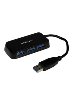 Adaptador Concentrador Hub Ladrón USB 3.0 (5Gbps) Super Speed para Portátil de 4 Puertos Salidas - Negro 2