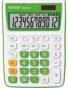 SDC912 calculadora Escritorio Calculadora básica Verde
