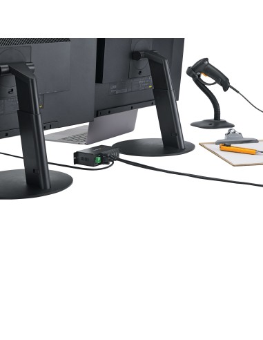 Hub Industrial de 7 Puertos USB 2.0 con Protección Antiestática ESD y Protección de Picos de 350W