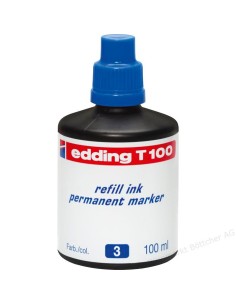 T100 recambio para marcador Azul 100 ml
