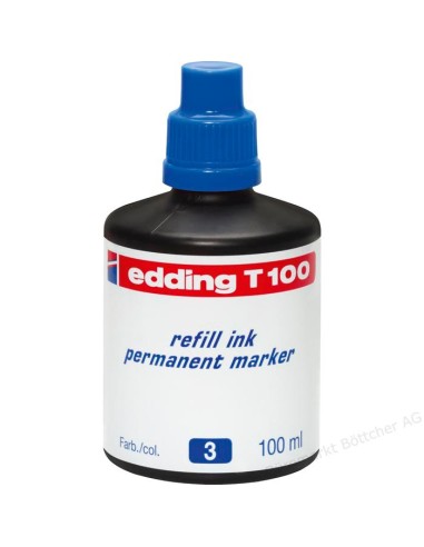 T100 recambio para marcador Azul 100 ml
