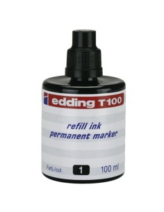 T100 recambio para marcador Negro 100 ml