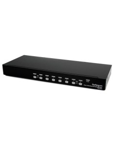 Conmutador Switch KVM 8 Puertos de Vídeo DVI USB 2.0 USB B - 1U Rack Estante