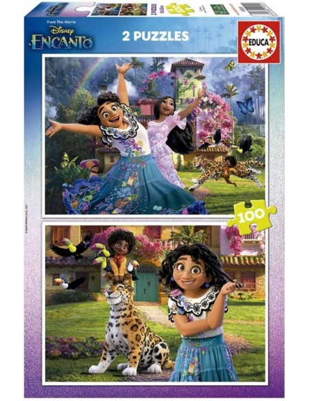 2 PUZZLES 100 PIEZAS ENCANTO DISNEY