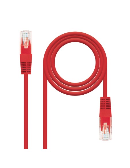 10.20.0403-R cable de red Rojo 3 m Cat6e U/UTP (UTP)