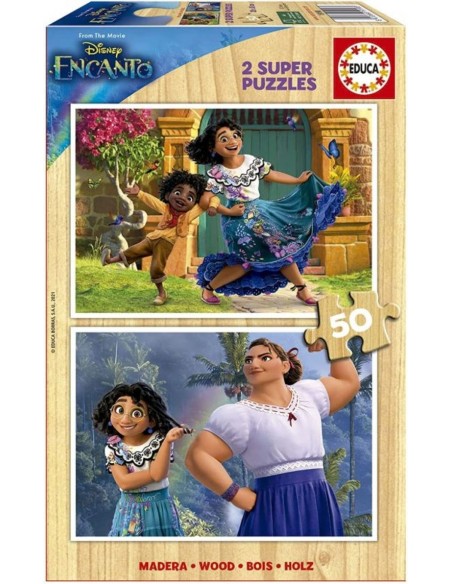 2 PUZZLES 50 PIEZAS ENCANTO DISNEY