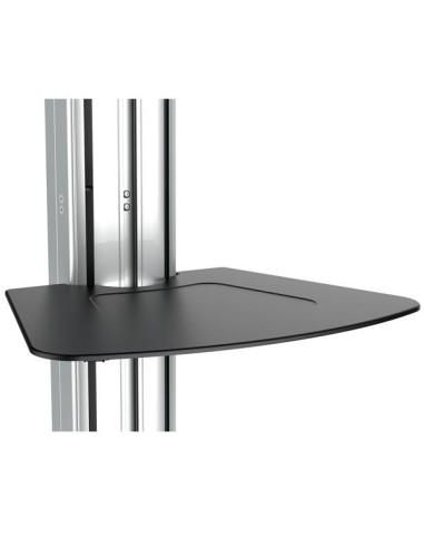 Carro de Transporte para Televisor de 32 a 70 Pulgadas - Carrito AV Móvil Mesa Rodante para TV VESA con Ajuste de un Toque