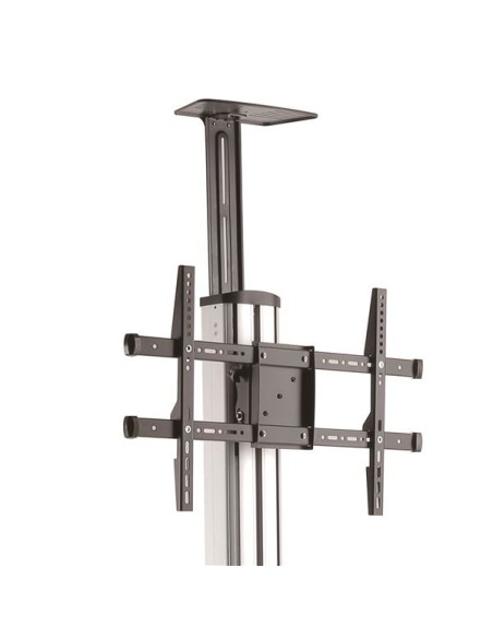 Carro de Transporte para Televisor de 32 a 70 Pulgadas - Carrito AV Móvil Mesa Rodante para TV VESA con Ajuste de un Toque