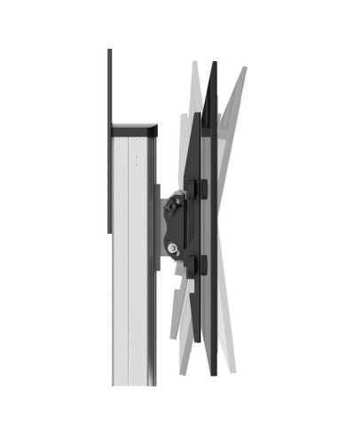 Carro de Transporte para Televisor de 32 a 70 Pulgadas - Carrito AV Móvil Mesa Rodante para TV VESA con Ajuste de un Toque