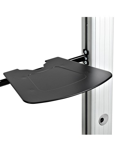 STNDMTVDUO soporte para TV 152,4 cm (60") Negro, Plata